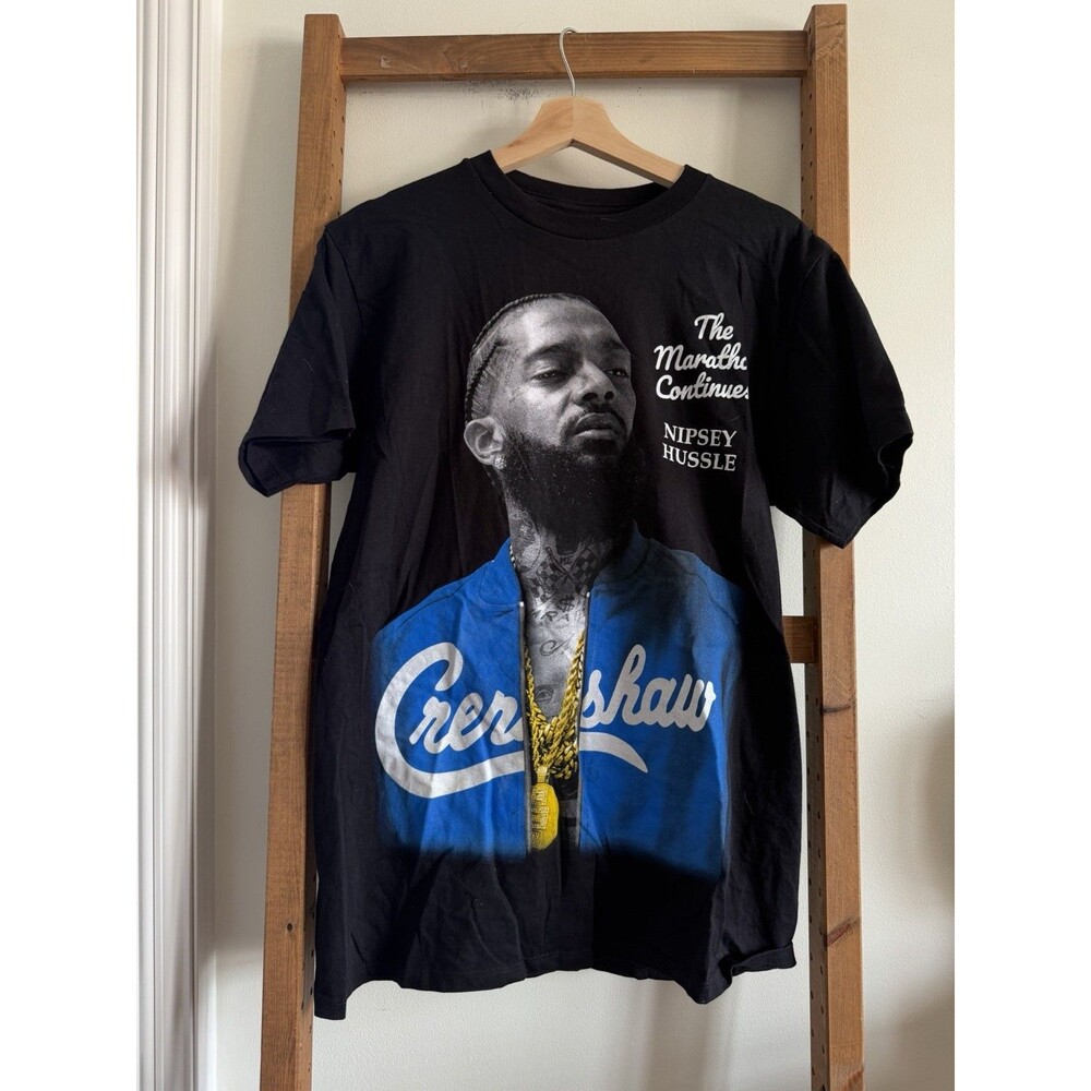 Original Nipsey Hussle "Marathon Continues Crenshaw" T-shirt Medium